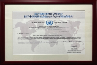联合国经社理事会特别咨商地位