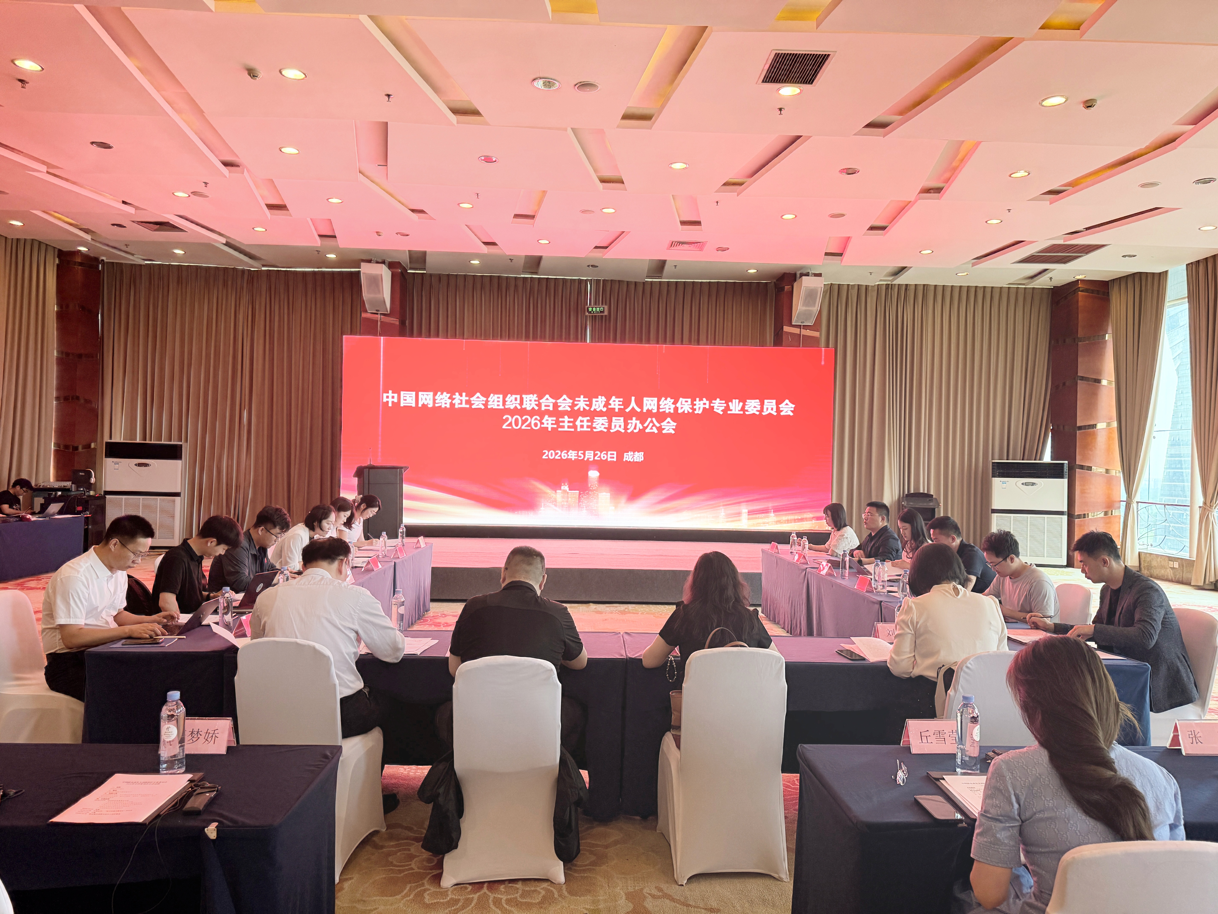 中国网络社会组织联合会未成年人网络保护专业委员会2026年主任委员办公会在成都举行